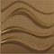 Ekena Millwork 19 5/8in. W x 19 5/8in. H Wave EnduraWall Decorative 3D Wall Panel Covers 2.67 Sq. Ft. WP20X20WVCGH - alternate 1